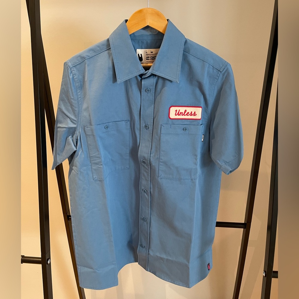 Unless Collective Embroidered Work Shirt- Wms L/ Men’s M